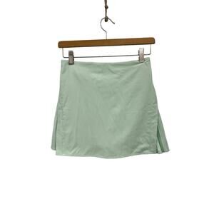 Lululemon Peek Pleat High Rise Tennis Skirt Mint Green Moment Size 2